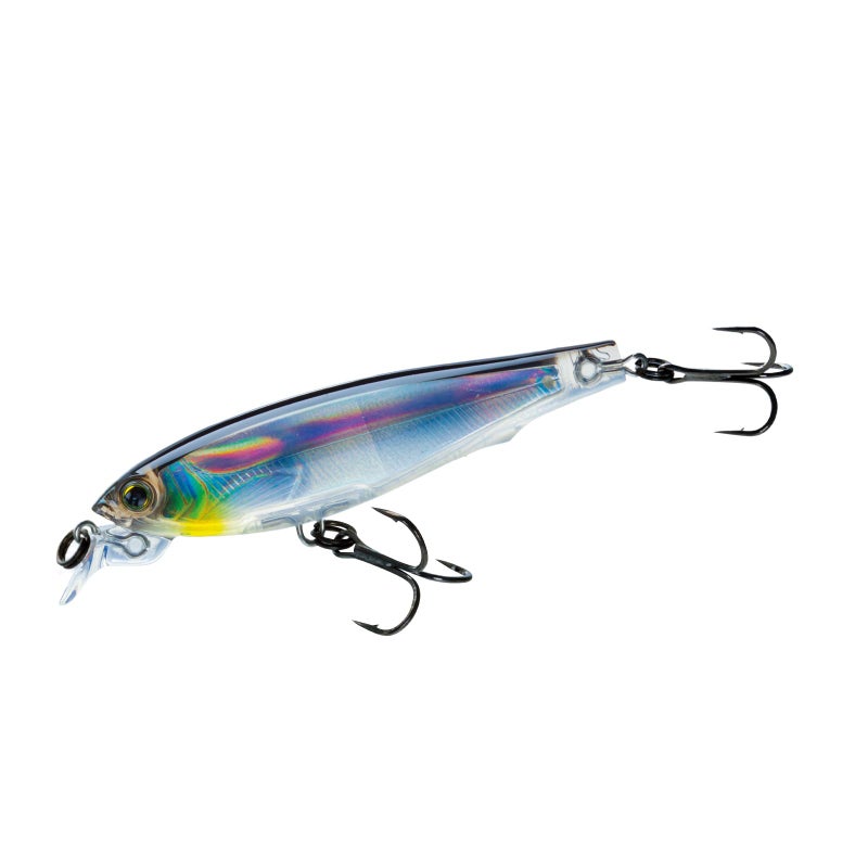 DUEL Yo-Zuri F1157 HBS 3DS Minnow Suspending Lure, 4-Inch, Holographic Black Silver - Image 1
